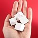 10pc Pure White Cube Eraser Student Cube Square Eraser-2 * 2 * 2cm