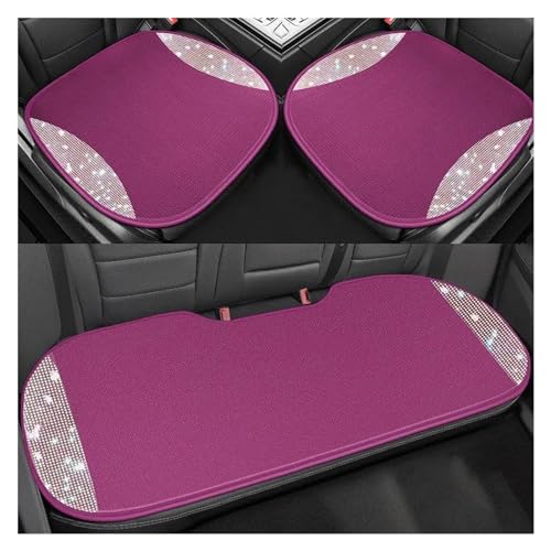 Coussin de siège de voiture universel violet pour masquer l'usure et protéger le siège