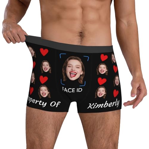 Custom Mens Boxers with Face Funny Photo Underwear Customized Boxer Briefs for Husband Boyfriend2