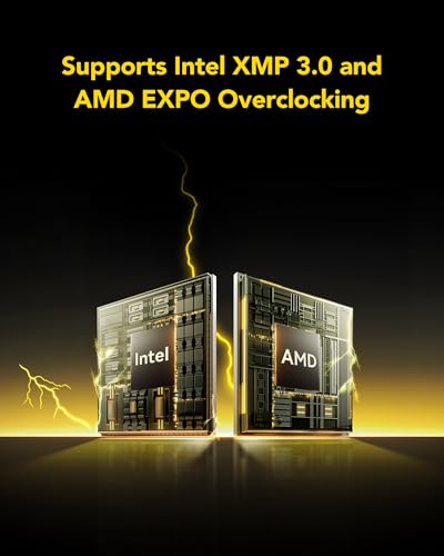 Lexar THOR Z Series OC DDR5 RAM 32GB Kit (2x16GB) 6000 MHz CL36, DRAM 288-Pin UDIMM Desktop Memory, PC Memory High-Performance Computer Memory for Intel XMP 3.0/AMD EXPO, For AI, Gaming, 1.4V