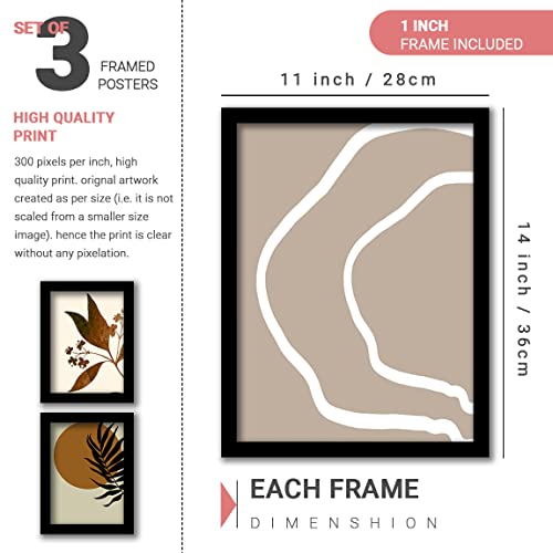 Bangerz-Wall-Paintings-Hangings-With-Floral-Art-Prints-For-Wall-Decor-Modern-Frames-Minimal-Art-Set-of-3-11-inch-x-14-inch-multicolor