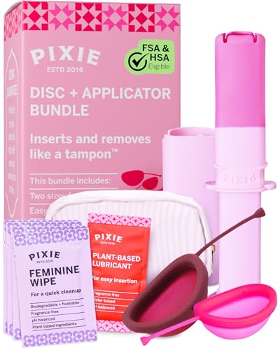 10 Best Menstrual Discs That Make Period Care a Breeze 3 Pixie Cup Reusable Period Disc with Applicator