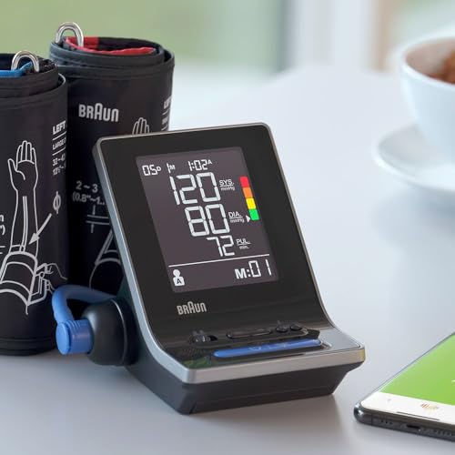 Intelligentes Braun ExactFit 5 Connect Oberarm-Blutdruckmessgerät | Braun Healthy Heart App |...
