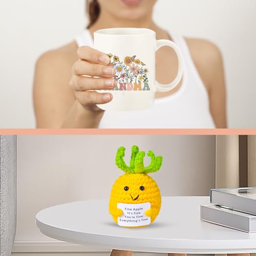 50% Off Grandma Coffee Mug Set with Knitted Doll - Image 5