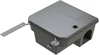 Porta Isca Control Box Ratoeira Controle Pragas Pega Ratos Ratazanas Camundongos