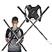 Ace Martial Arts Supply Leonardo Dual Ninja Swords with Back Carrying Scabbard
