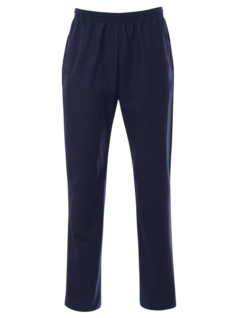 Trigema Unisex Blue (Blue 046) Women's Casual Trousers Made From 100% Cotton, Xxxl