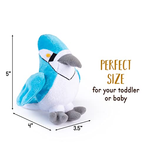 Plush Creations SET OF 4 TALKING PLUSH ANIMALS Audubon Plush Stuffed Birds | Audubon Stuffed Bird Set | Set Of 4 Talking Birds Toy thumb #6