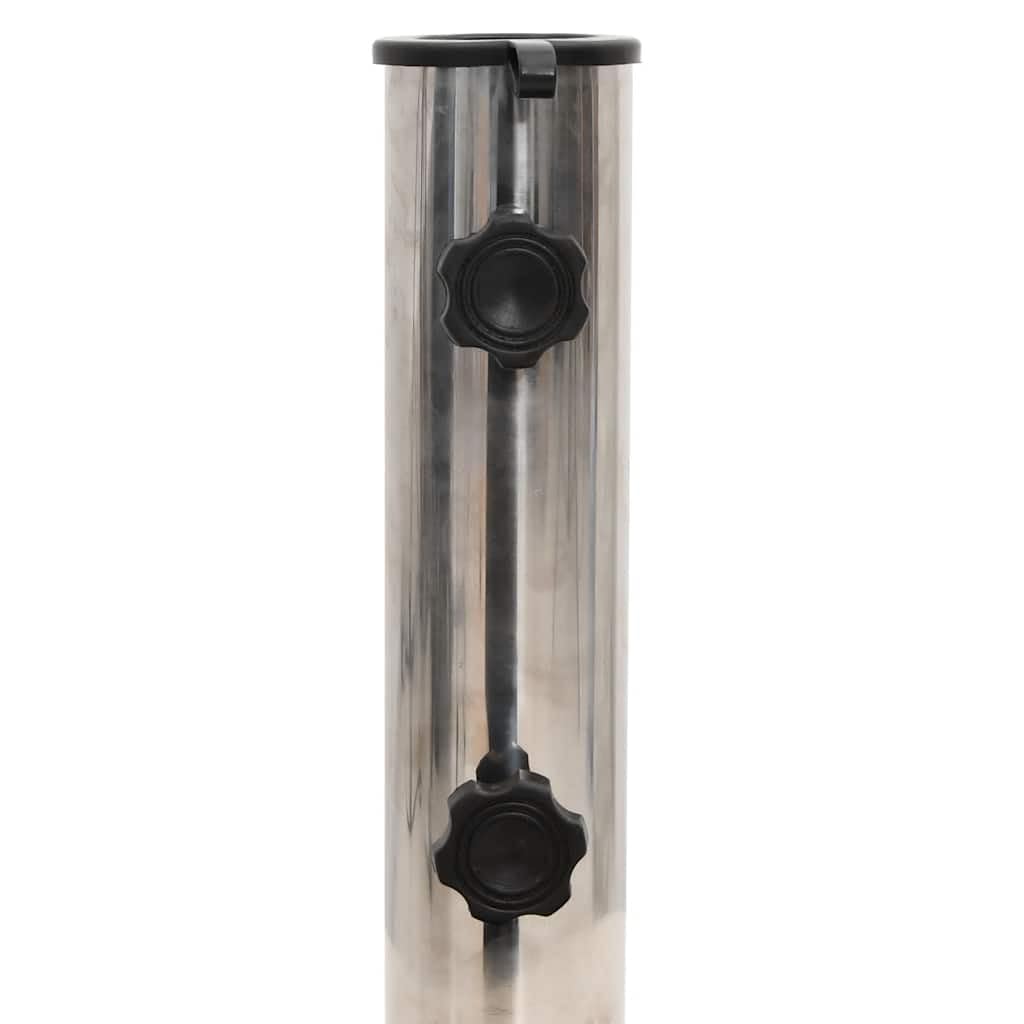 Tomostar Pied de Parasol avec roulettes, Support Socle de Parasol Base de Lestage Granite 30 kg Rond Noir
