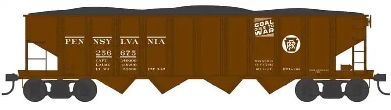 BOWSER PRR 4-Bay Hopper #256709