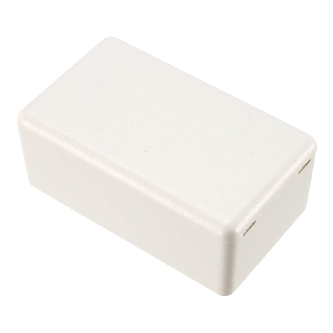 TOP-VIGOR 61x36x25mm Mini Dustproof Electrical Junction Box, ABS Plastic Project Boxes for DIY Electronics Projects, Indoor Power Module Case, Instrument Case Box, Grey White