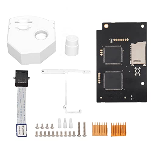 Image of GDEMU Optical Drive Simulation Board V5.15b for Dreamcast VA1 Console, All Metal Card Holder with Dual Heat Sinks, Replace CD-ROM Drive, No Soldering Required, Fast Game Loading