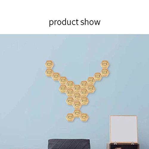 FTYYSWL Marathon Medal Display Rack,Zeshoekige houten medaille Frame,Stikken sportmedaille doos, voor militair/oorlog/sportmedaille - Image 6