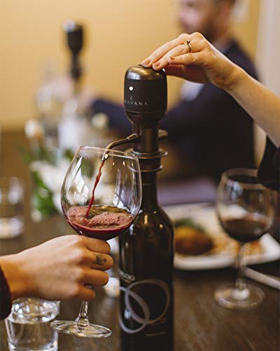 Aervana Select: Variable Electric Wine Aerator and Pourer / Dispenser - Air Decanter - Personal Wine Tap for Red and White Wine 750ml and 1.5l with Stand (New)