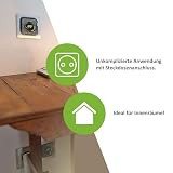 ISOTRONIC Ultradźwiękowy odstraszacz myszy i szczurów – Z lampką nocną – Do wnętrz – Ochrona bez trucizny i pułapek – Zasięg skuteczny 30 m² (3 urządzenia)