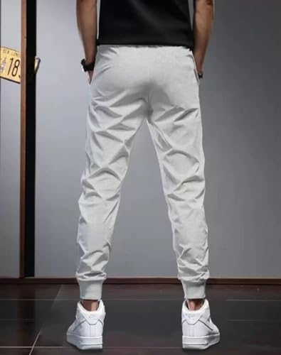 Image of Track Pants for Mens || Joggers for Mens || Men's Sports Regular Fit Polyester Track Pant with Two Side Zipper Pockets (L14 Arrow)