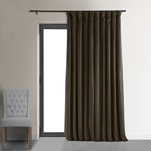 HPD Half Price Drapes Signatur...dow Curtains, 100W x 96L, Java