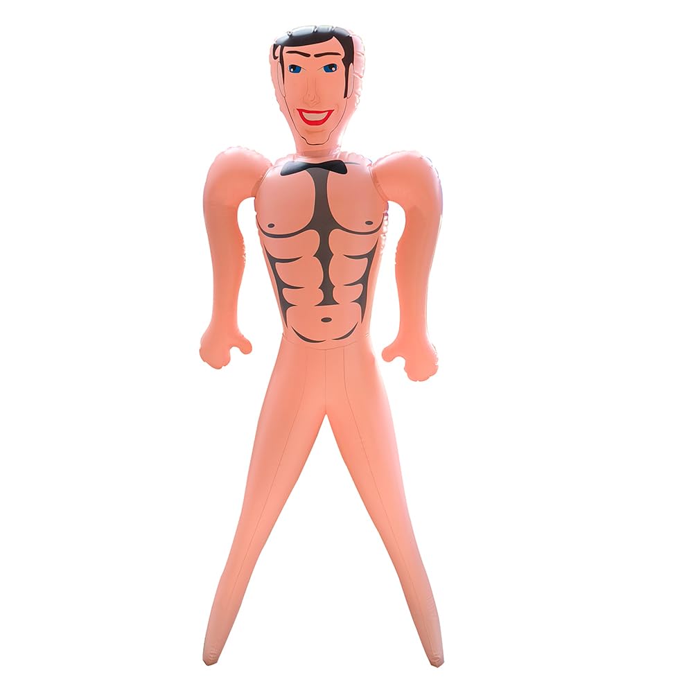 Bambolo gonfiabile maschio per addio al nubilato, bambolo gonfiabile uomo gadget sposa divertente, giochi e decorazioni addio al nubilato sexy