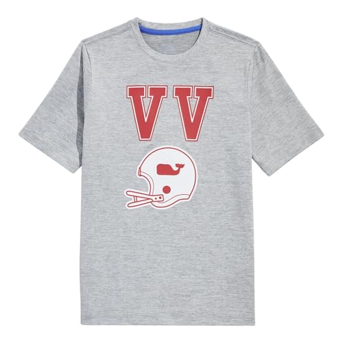 vineyard vines Boys Boys' Vv Helmet Short-Sleeve Harbor Performance Tee