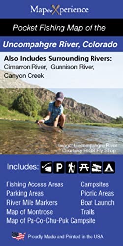 Uncompahgre River, Colorado Fishing Map