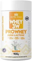 Nutragold Whey Protein 3w 900g Leitinho Zero Lactose Gostoso