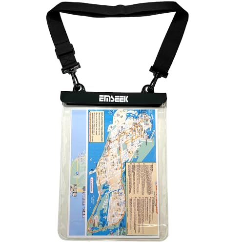 Estuche impermeable para mapas de 13 pulgadas con cover transparente para tablet miniatura 1