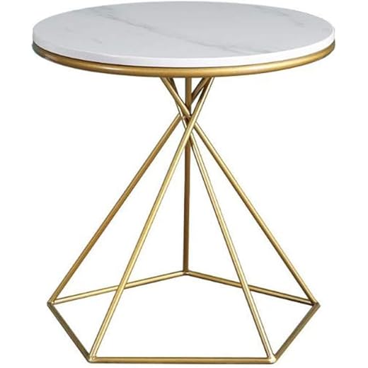 NU INVENTION Small Table Side Table Coffee Table Bedside End Table End Table Modern Round Side Sofa Small Coffee Tea Table for Home,Living Room