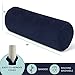 AllSett Health Round Cervical Roll Cylinder Bolster Pillow with Removable Washable Cover, Ergonomically Designed for Head, Neck, Back, and Legs || Ideal for Spine and Neck Support, Navy
