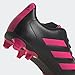 adidas Soccer Goletto VIII Firm Ground Cleats (Toddler/Little Kid/Big Kid) Black/Team Shock Pink 2/Black 1.5 Little Kid M