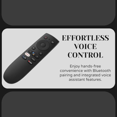 Image of Original Remote Control Compatible with OnePlus TV Y Series 32Y1 40Y1 43Y1 Bluetooth Voice Assistant Smart Remote Replacement for OnePlus TV with Voice Function Pairing Required