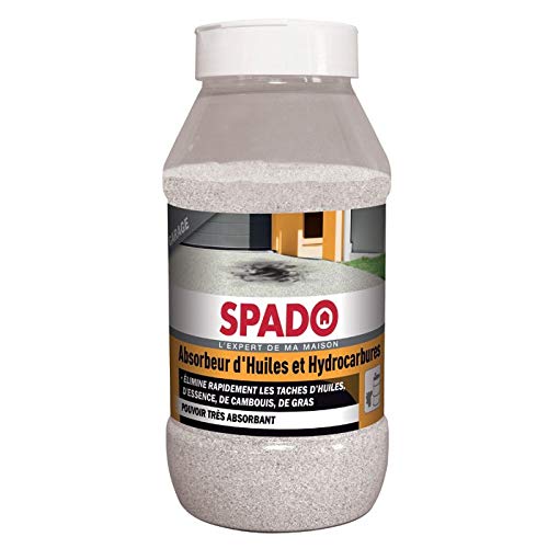 SPADO ABSORB' TOUT : Absorbe tous liquides : peinture, cambouis, huiles, graisses, essence…