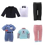 YAYYAY Stuffed Animal Bear Clothing - Set of Tuxedo Outfit Bear Clothes Suitable for 12 13 14 Inch Dolls, Bears on Weddings, Bear Accessories for Your Own Stuffed Animals