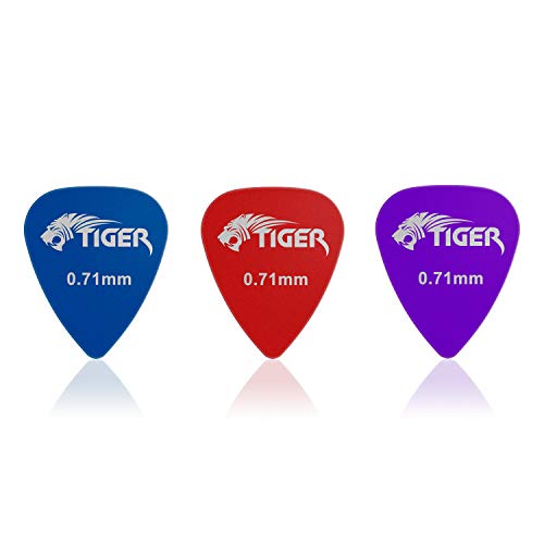 TIGER médiators de guitare avec Pick Tin – 12 Gel 0,71 mm - Les Beatles, Paul McCartney, John Lennon, RIngo Starr, George Harrison TIGER médiators de guitare avec Pick Tin – 12 Gel 0,71 mm – Image 4