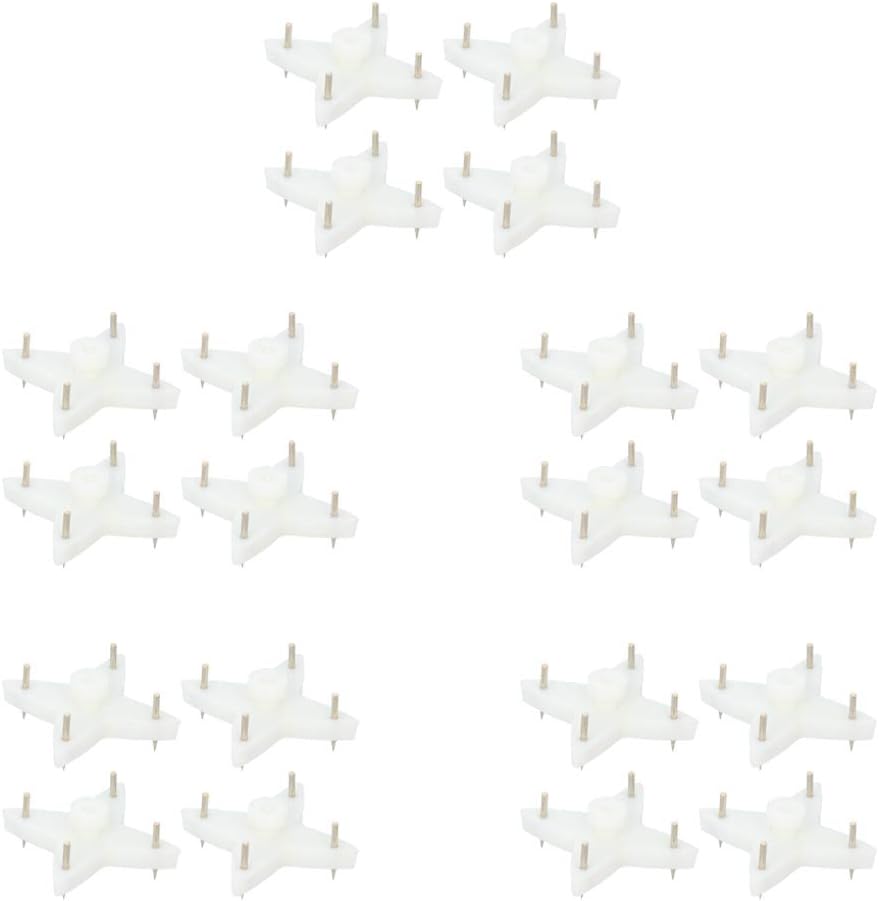Heyiarbeit 80 Pcs Invisibility Plastic Hardwall Hanger Hooks for Hardware, Fasteners & Hooks Wall Mount Non-Mark Hooks Picture Photo Frame Hangers(25mm/0.98" Length)