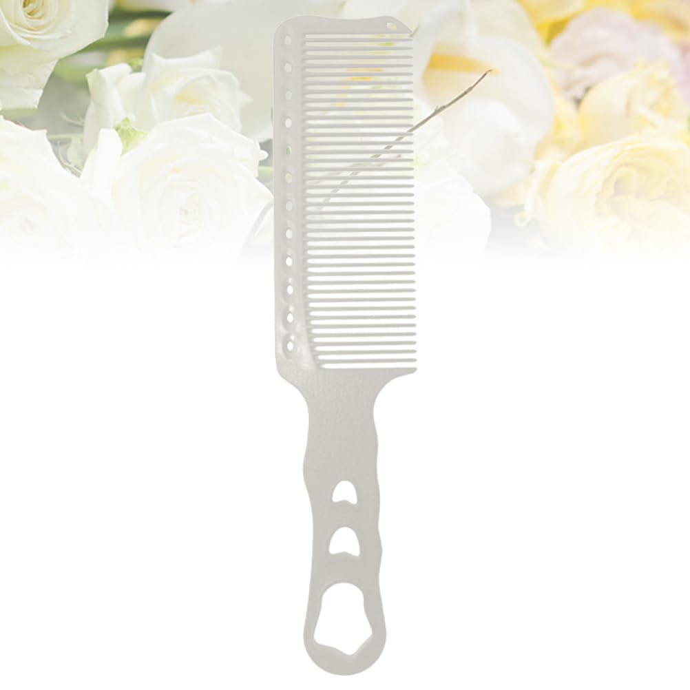 POPETPOP Curly Hair Wide Comb Barber Haircut Comb Wide Tooth Comb for Curly Hair Cutting Combs for Hairdressing Baby Comb Wide Tooth Rake Comb Hair Trimming Comb Curls White Accessories - Image 3