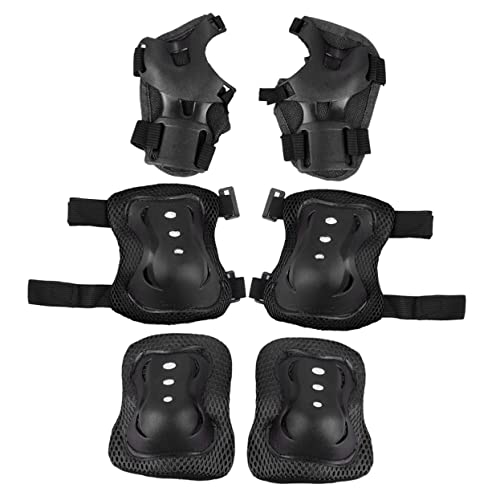 Yardwe 6pcs Boys and Girls Protective Gear Elbow Pads for Cycling Skateboarding Outdoor Sports Design Comfortable Safe