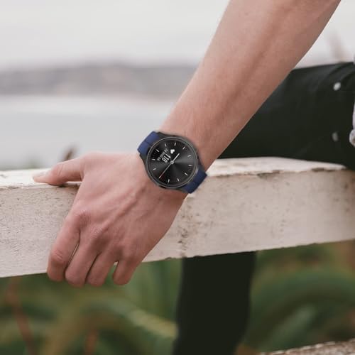 Bracelet montre sport silicone à libération rapide 22mm agate