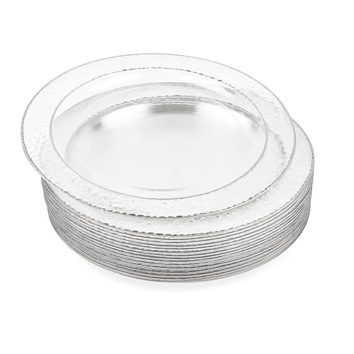 MATANA 20 Premium Plastik Dessertteller, Kleine Partyteller mit...