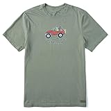 Photo Gallery life is good crusher tee, t-shirt grafica in cotone a maniche corte, motivo golf jake, xl Photo Gallery life is good crusher tee, t-shirt grafica in cotone a maniche corte, motivo golf jake, xl