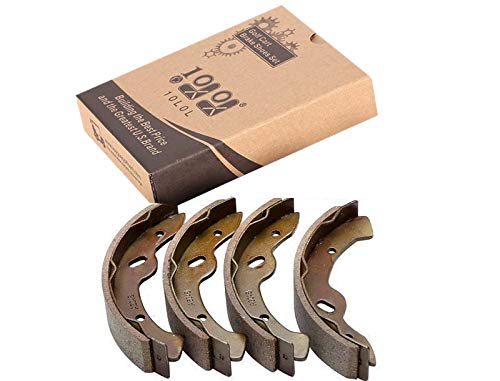 Golf Cart Replacement Brake Shoes Set for E-Z-GO G&E 1997-Up, Also Electric 1996