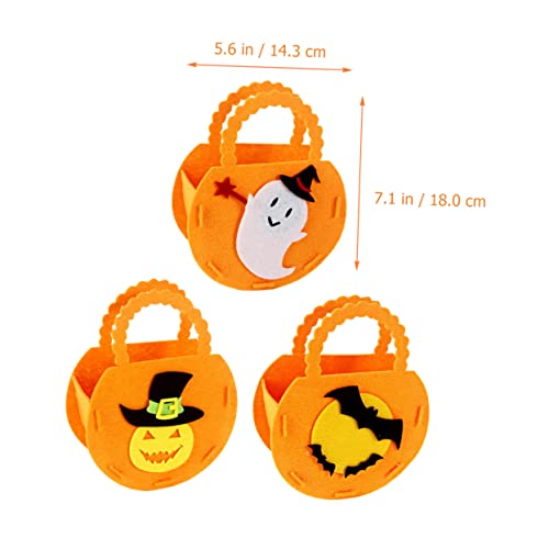 Amosfun 12 Peças Sacola De Dia Das Bruxas Bolsa Doce Ou Travessura Sacolas De Lona Do Dia Das Bruxas