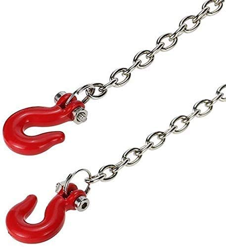 EONANT Metall Anhänger Kette & Windenhaken Für RC Crawler 1/10 - Zubehör Für TRX-4 & SCX10