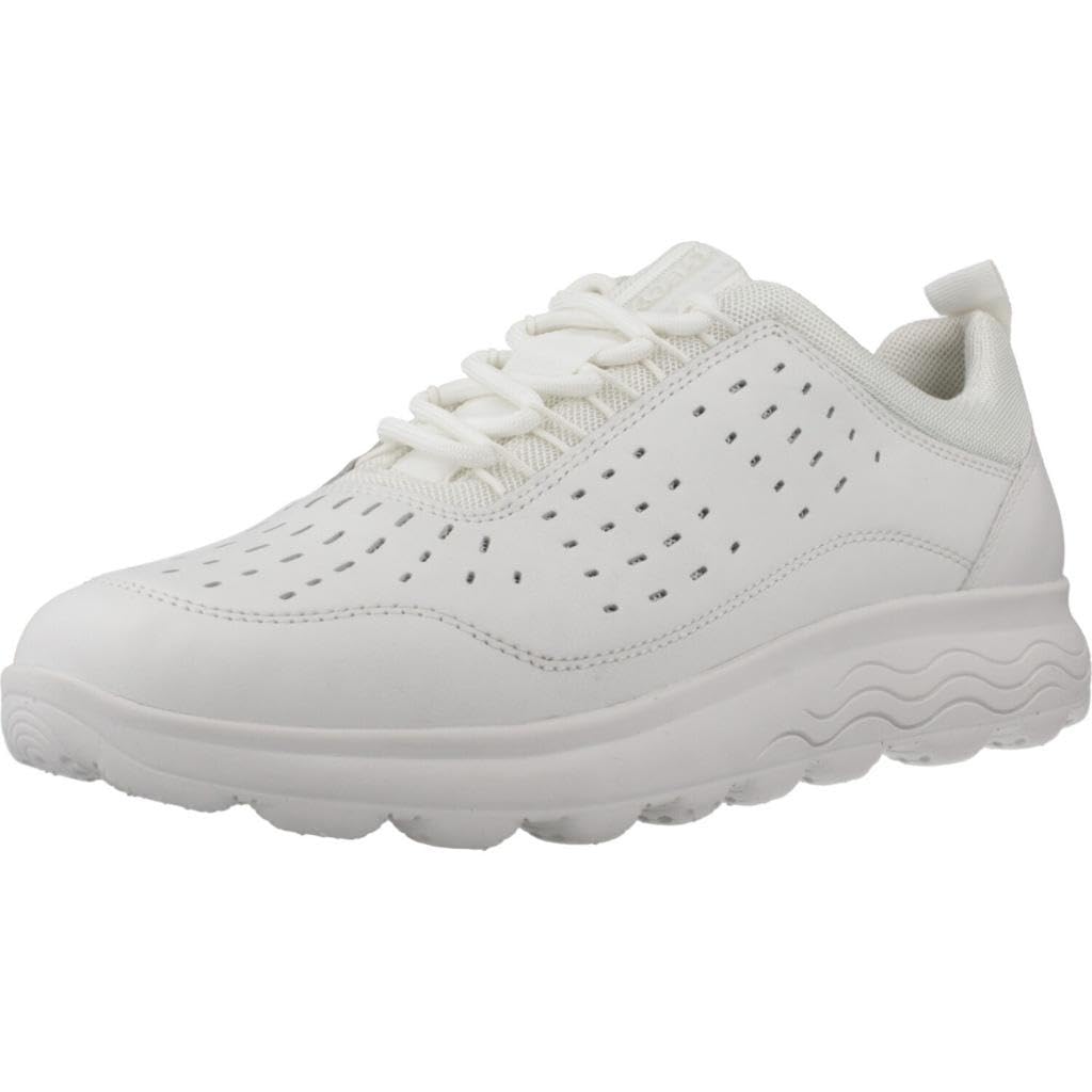 Geox Sneaker da Donna D Spherica D, Bianco, 38 EU