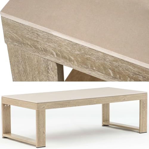 Sofa-Set Couchtisch und 2 Sessel aus Aluminium und Seil in Beige, 70,5 x 44,5 x 157 cm