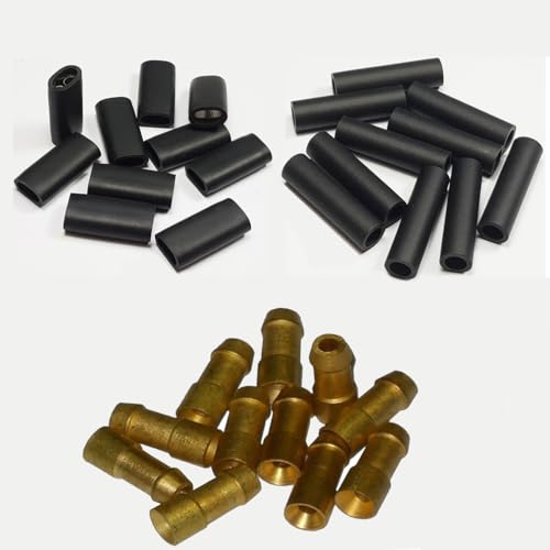 KafTon - Mix 35 Brass Bullet Single Female Double Twin Connector Cable 14AWG Electrical Crimp Solder Wire