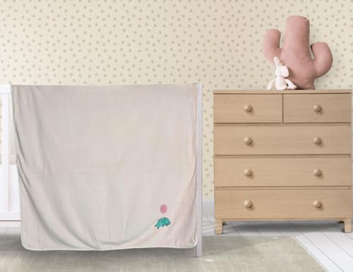 Image of Florida All Season AC Baby Blanket Swaddler Wrapper Flannel Soft and Comfortable for 0-5 Years Babies with Adorable Prints and Designs (Beige)