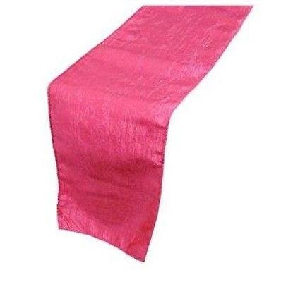 Fuschia Taft Tischläufer