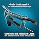 NOVUS TOOLS Elektrotacker J-120 Set mit 1800 Klammern │ Elektrische Tackerpistole für Holz zur Befestigung von Stoffen und Zierleisten │ Für Feindrahtklammern 6-14 mm und Nägel 16 mm