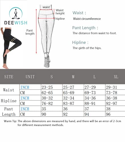 DEEWISH Damesbroek, legging, broek, yogabroek, sportlegging, joggingbroek, sport, fitness, workout, leggings, stretch yogabroek, broek, sportbroek - Image 6