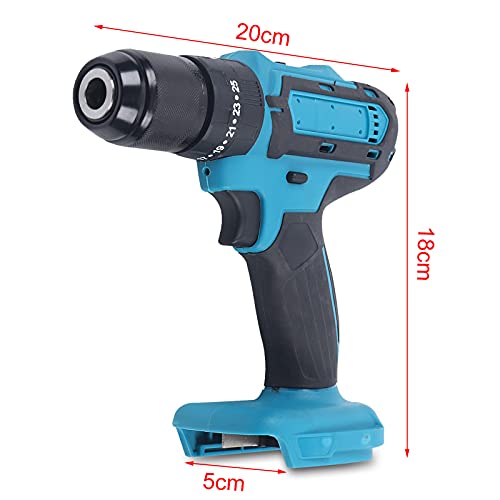 10mm Akku Schlagbohrschrauber Mit Schlagbohrmaschine, Akkuschrauber Bohrmaschine Akku Schrauber, Mit Led Arbeitslicht, 25+1 Stufeneinstellungen – Bild 4